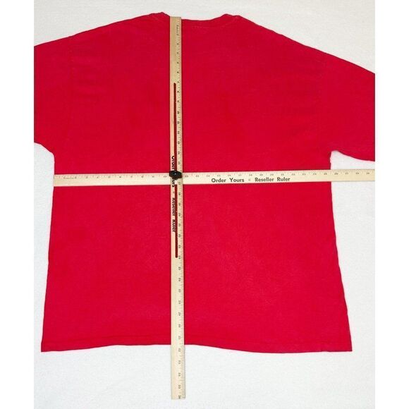 Vintage 90s NFL Kansas City Chiefs T-Shirt XXL Red Football Single Stitch - Picture 8 of 10